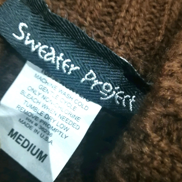 Sweater project knit tunic sweater - Picture 4 of 9